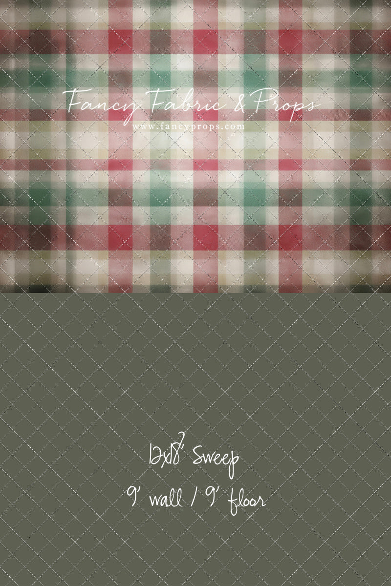 Merry Morning Plaid - With Sweep Option