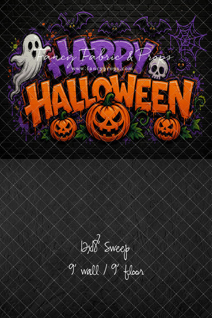 Midnight Graffiti Halloween - With Sweep Option