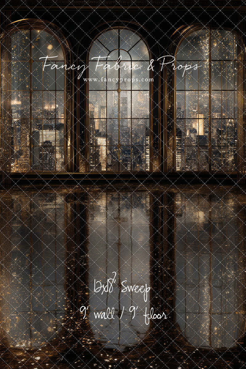 Midnight Skyline Ballroom - with Sweep Option