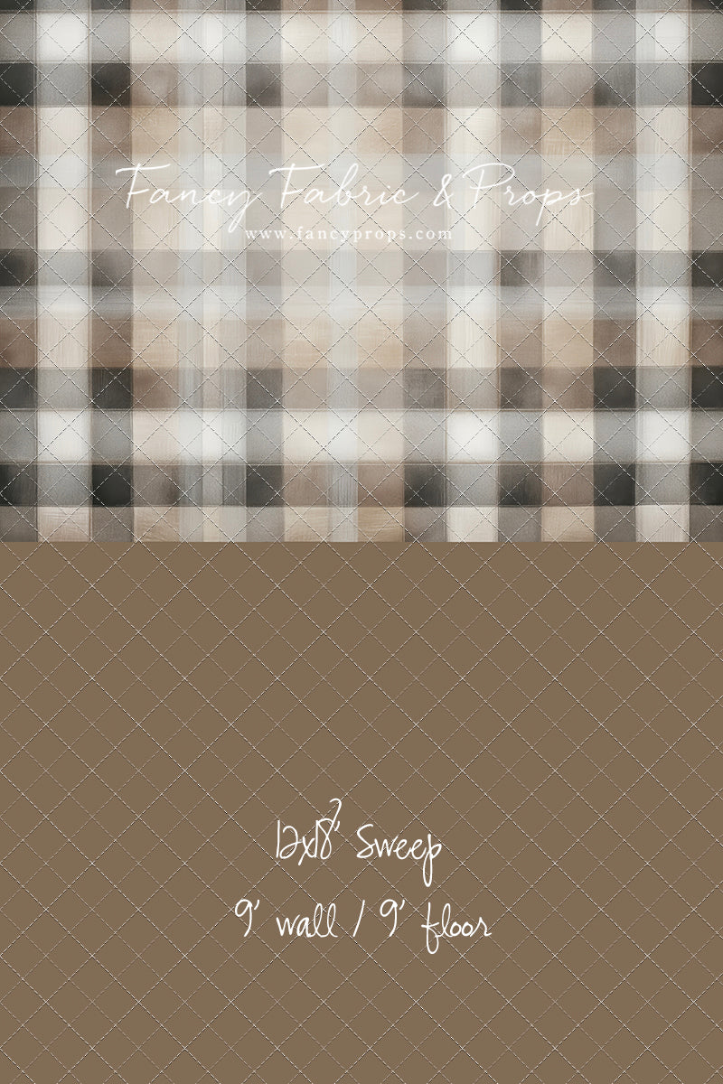 Mocha Flannel - With Sweep Option