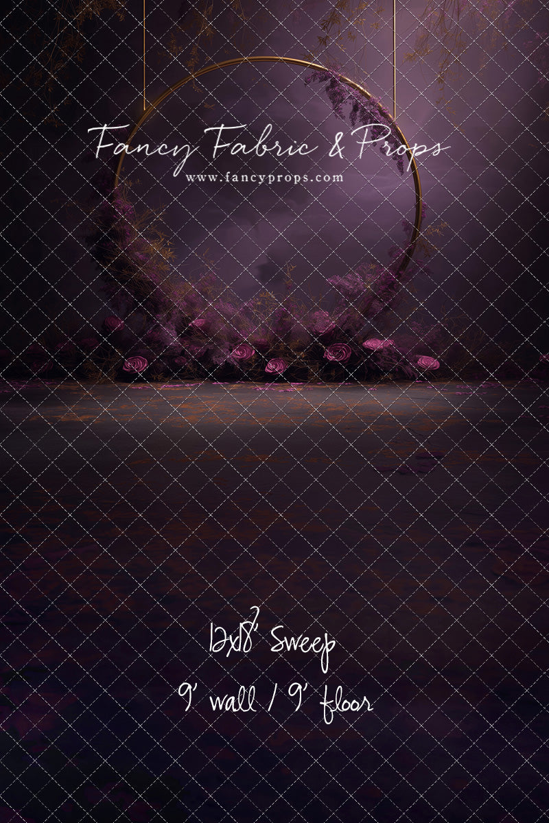 Moonlit Plum Petals - With Sweep Option