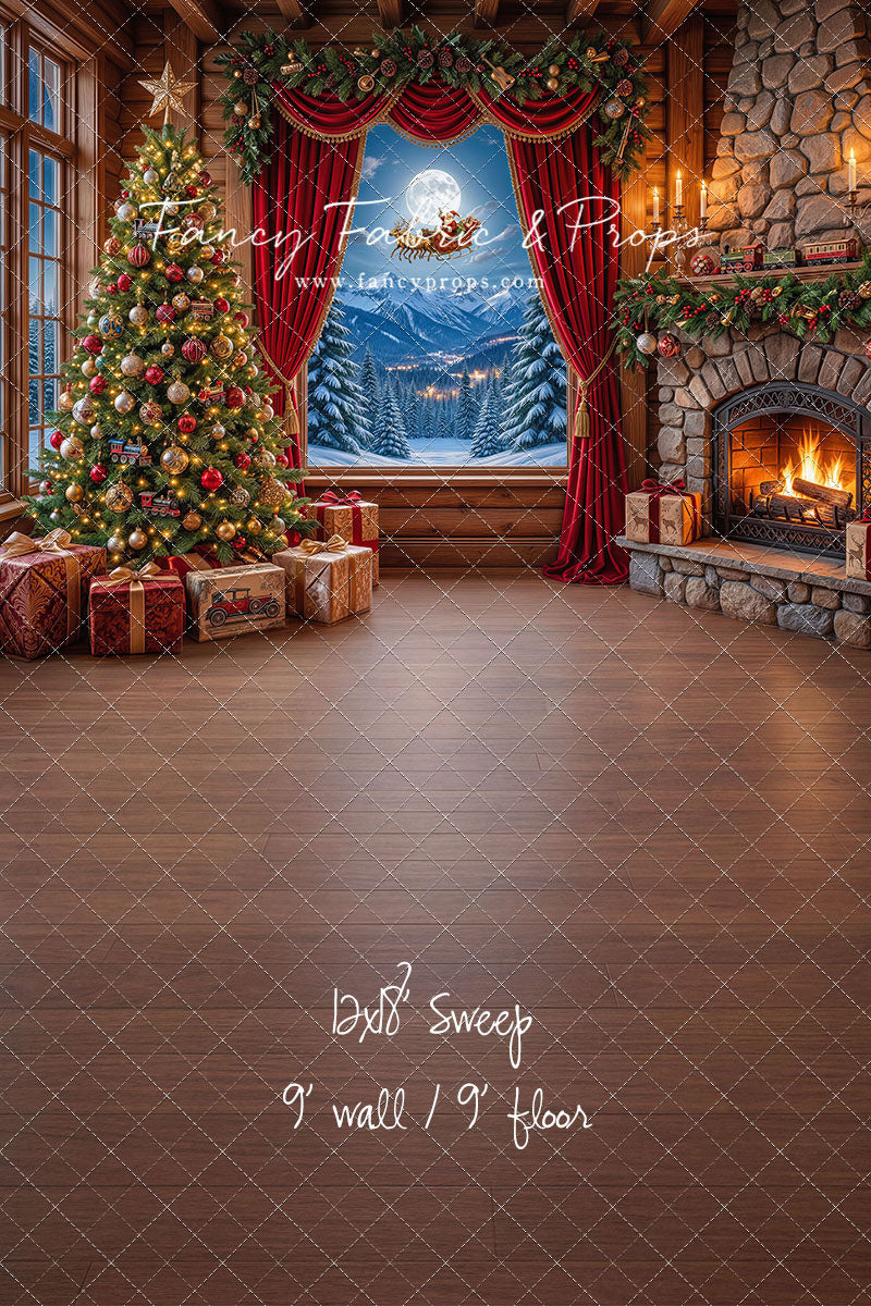 Mountain Sleigh View - with Sweep Option