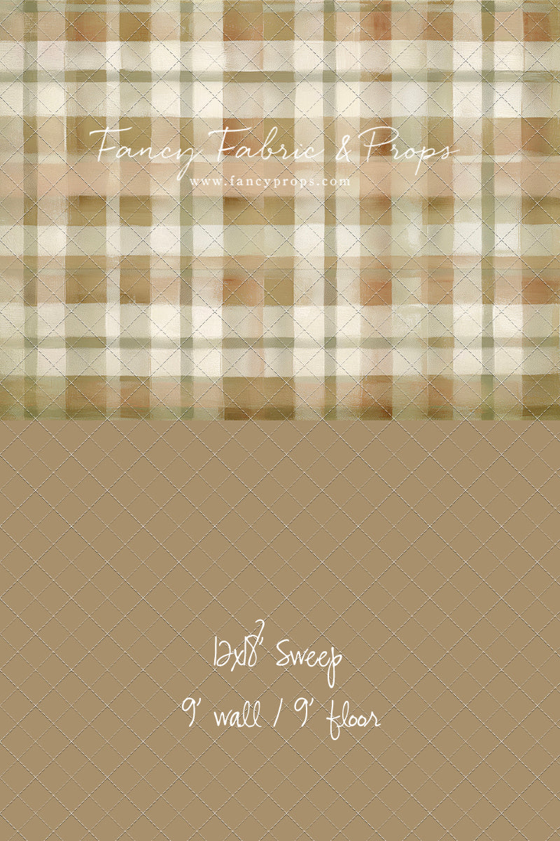 Oatmilk Plaid - With Sweep Option
