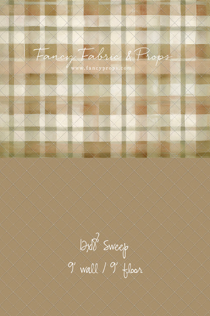 Oatmilk Plaid - With Sweep Option