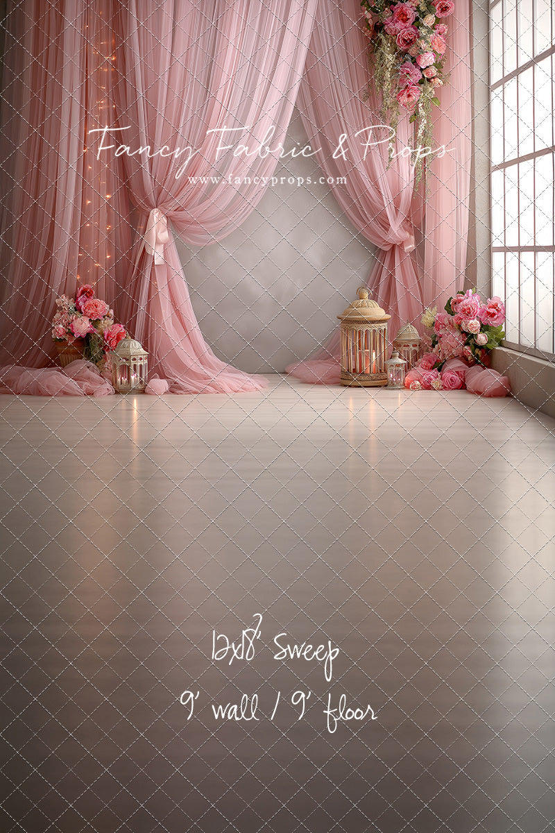 Pink Lantern Reception - With Sweep Option