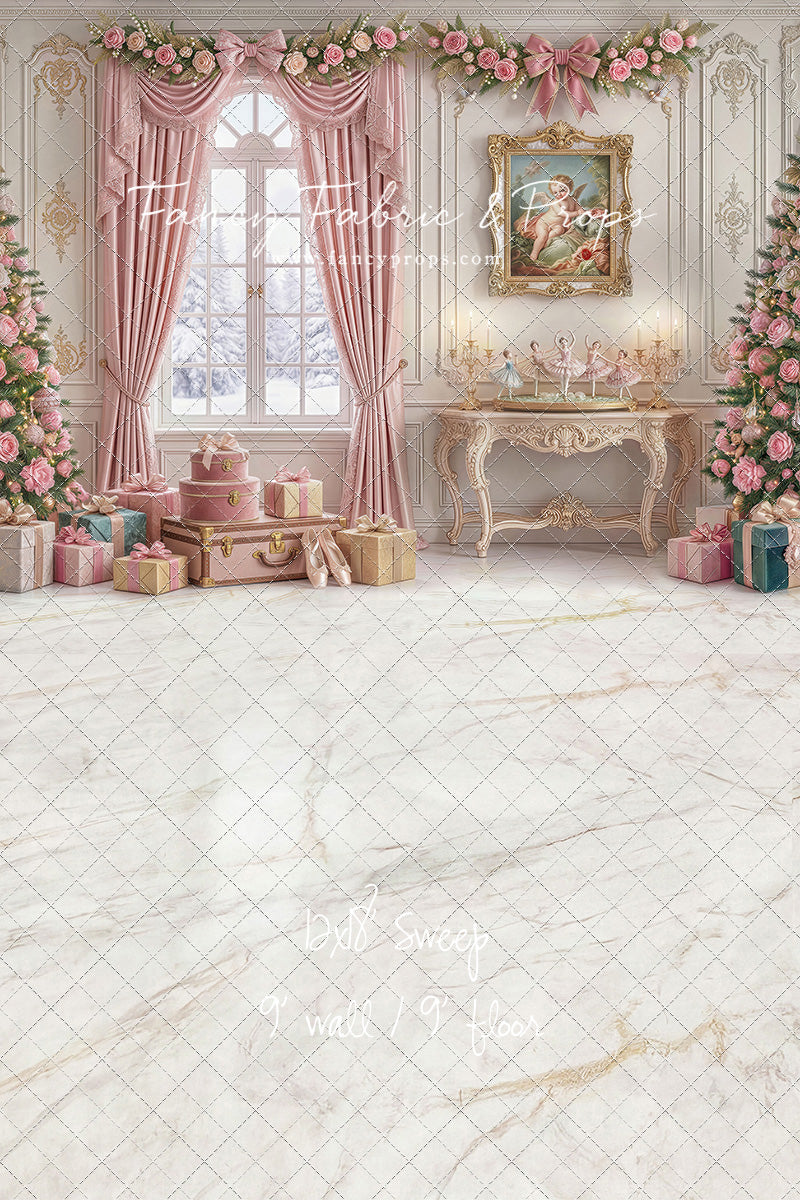 Pink Velvet Christmas - with Sweep Option