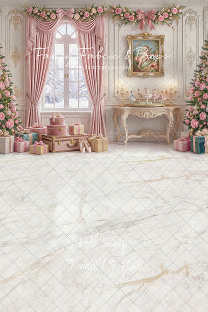 Pink Velvet Christmas - with Sweep Option