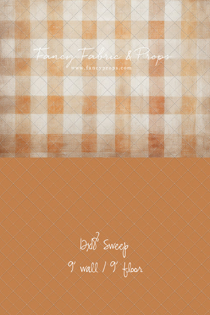 Pumpkin Patch Plaid - With Sweep Option