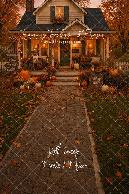 Pumpkin Patch Welcome - With Sweep Option