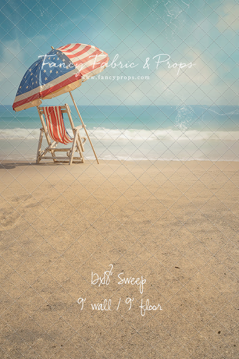 Red White & Beach - With Sweep Option