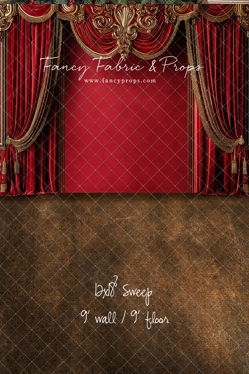 Regal Red Chamber Wall - With Sweep Option