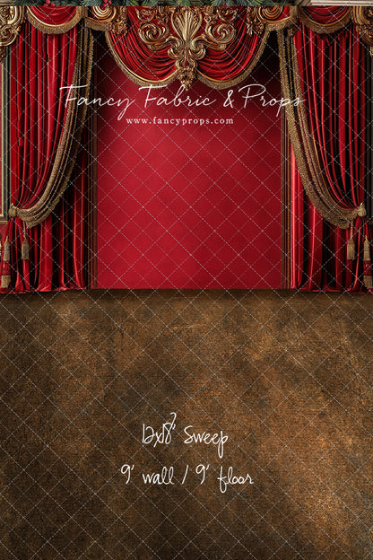 Regal Red Chamber Wall - With Sweep Option