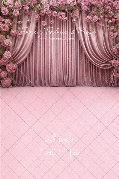 Rose Petal Curtain - With Sweep Option