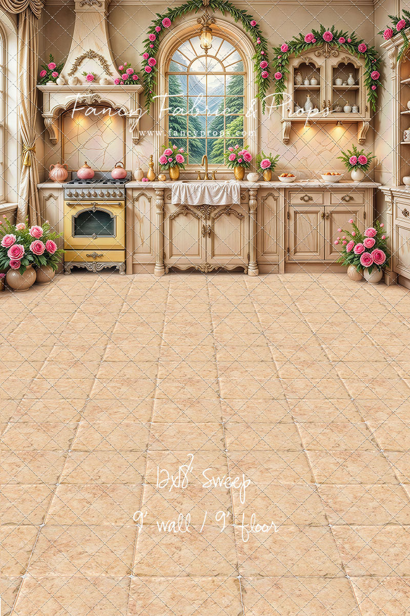 Rosewood Cottage Kitchen - With Sweep Option