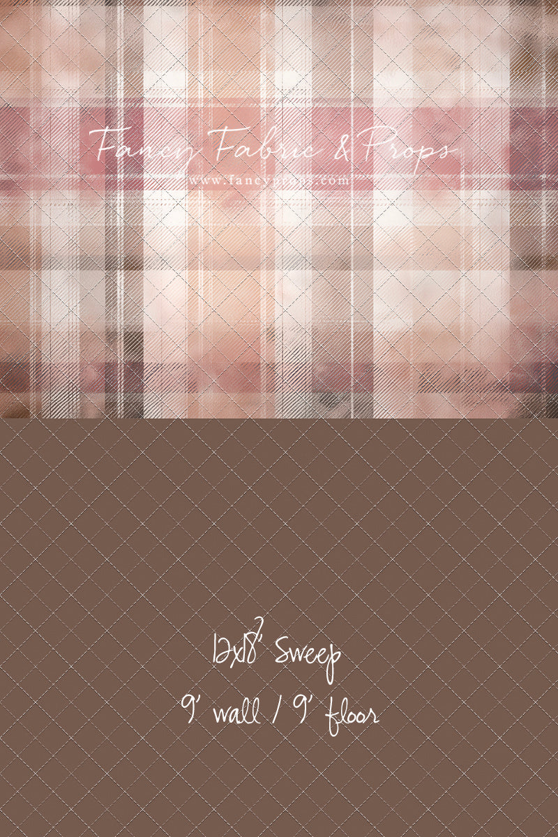Rosewood Plaid - With Sweep Option