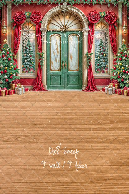 Rosy Holiday Hall - with Sweep Option
