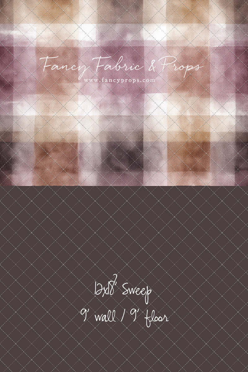Rustic Plum Plaid - With Sweep Option