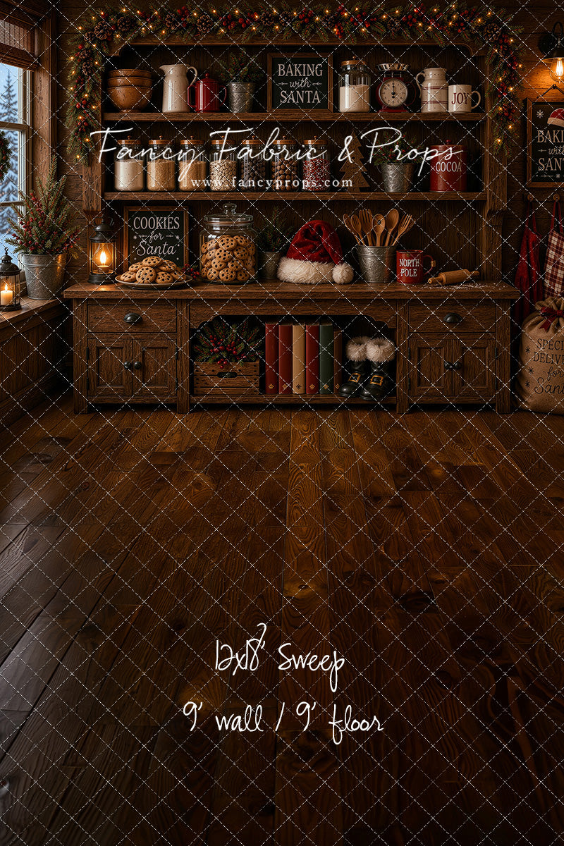 Santa's Cookie Cupboard - With Sweep Option