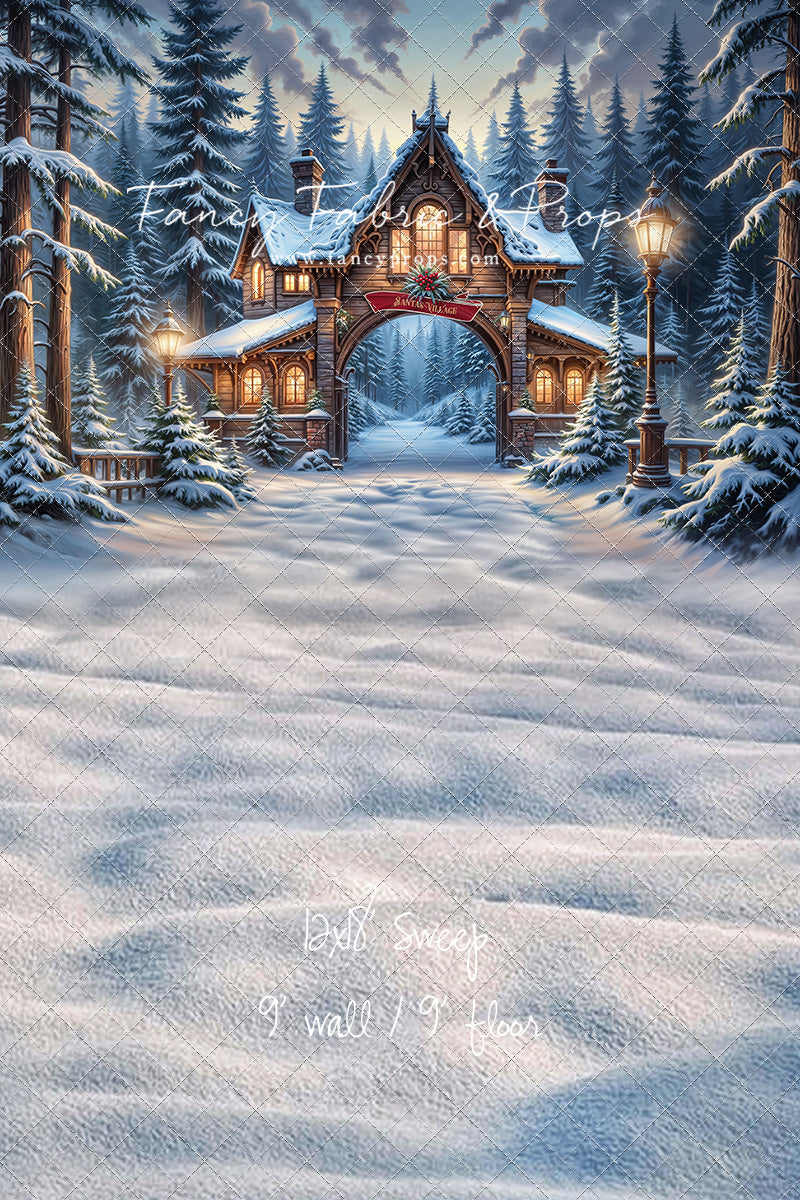 Santa's Village Entrance - With Sweep Option