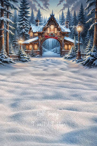 Santa's Village Entrance - With Sweep Option
