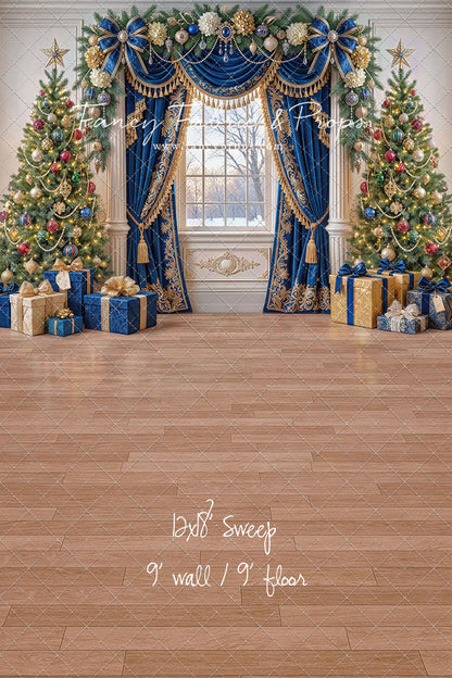 Sapphire & Gold Christmas - with Sweep Option