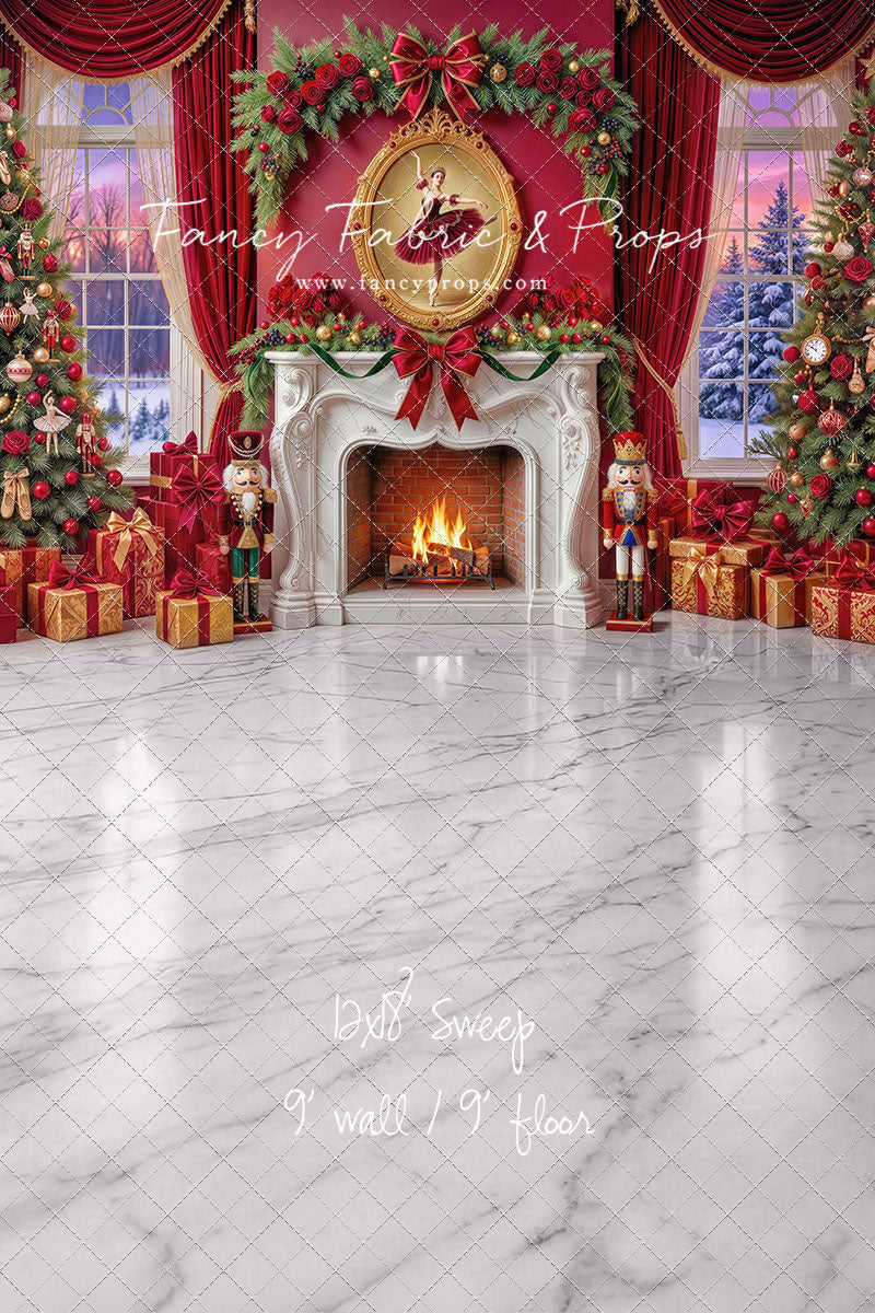 Scarlet Ballerina Christmas Room - with Sweep Option