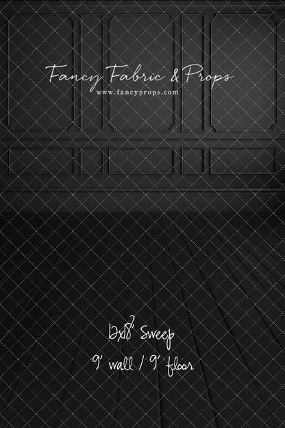 Simple Matte Black Wall - With Sweep Option