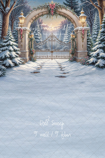 Snowfall At The Estate - with Sweep Option