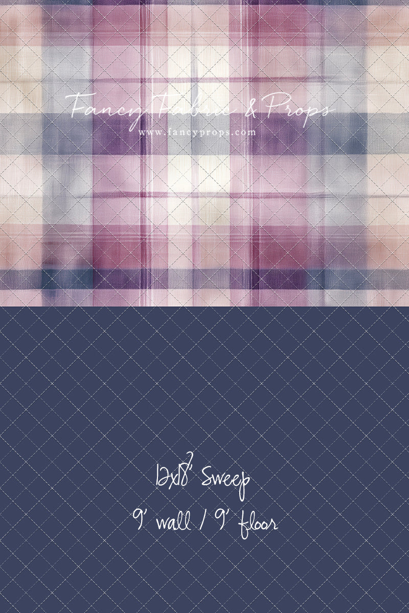 Soft Haze Tartan - With Sweep Option