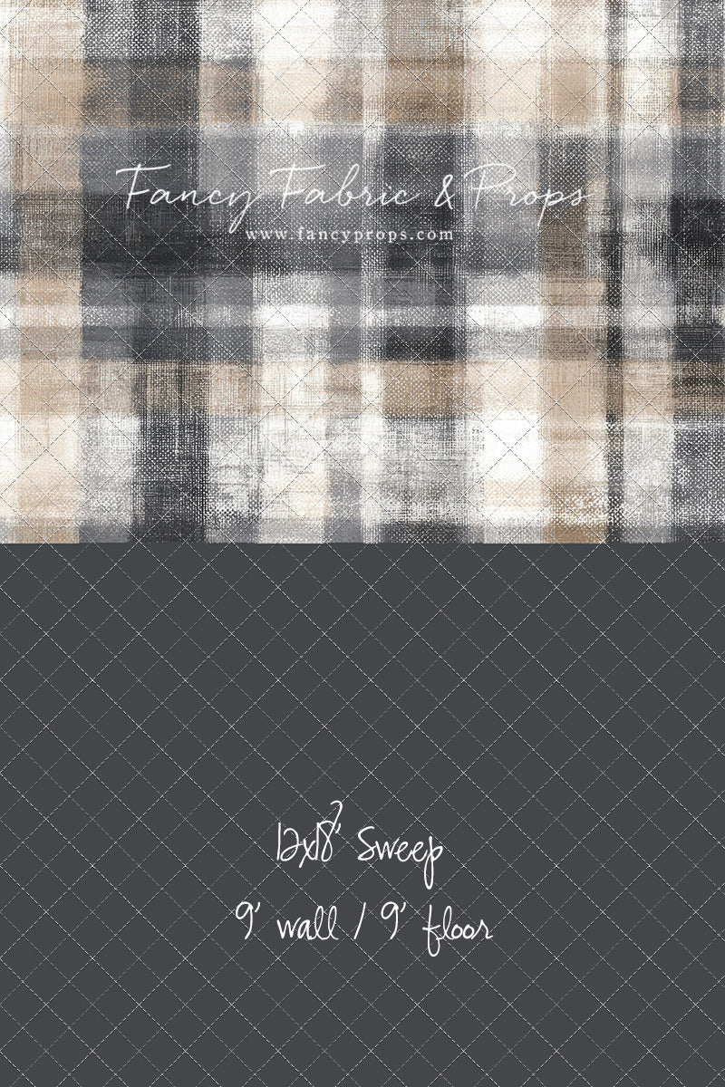 Stone & Sand Tartan - With Sweep Option