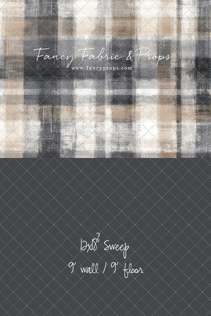 Stone & Sand Tartan - With Sweep Option