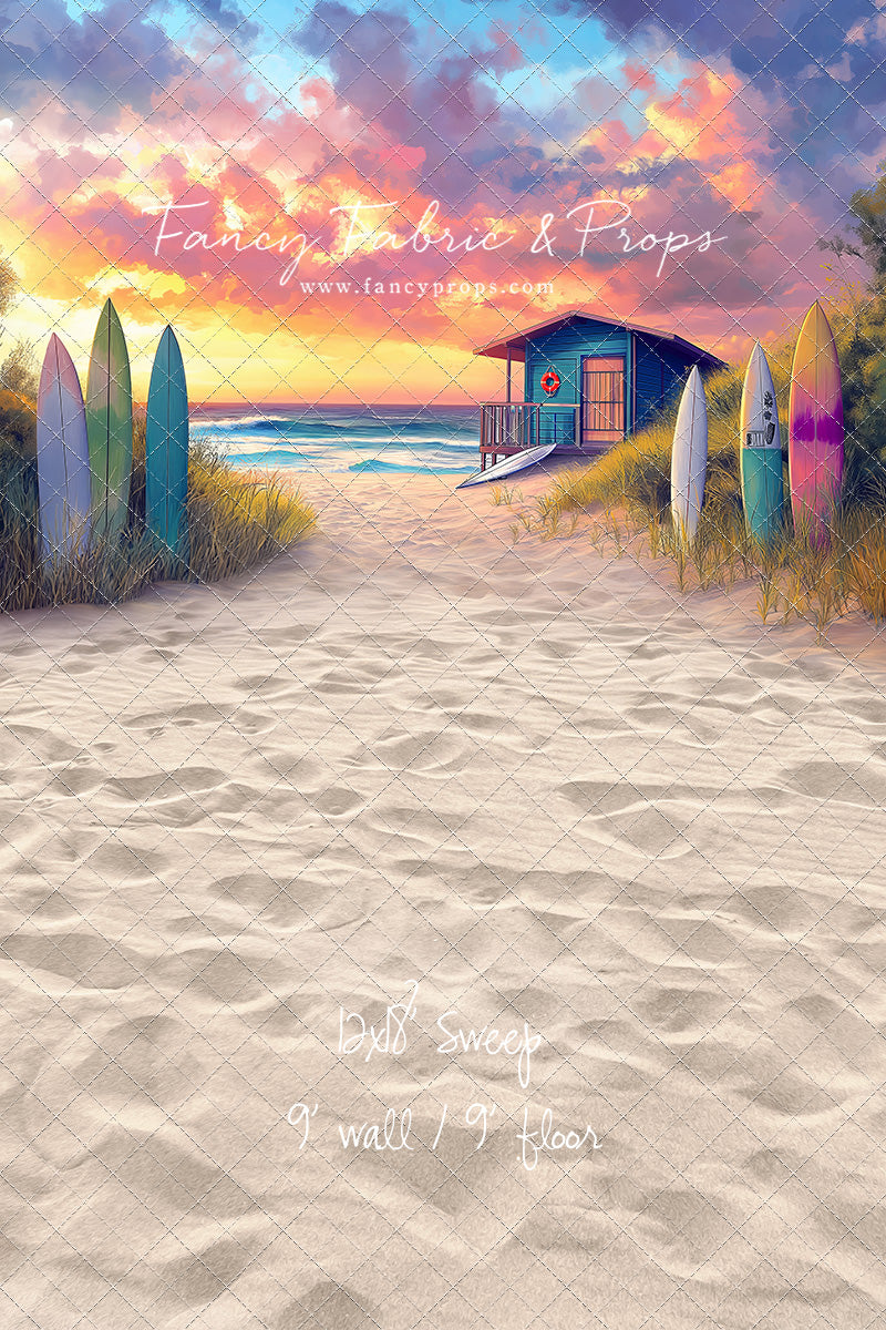 Sunset Surf Shack - With Sweep Option
