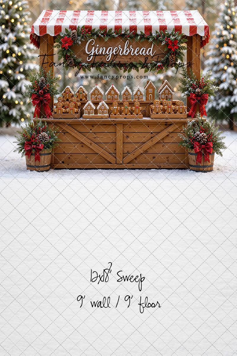 Sweet Spruce Gingerbread Stand - With Sweep Option