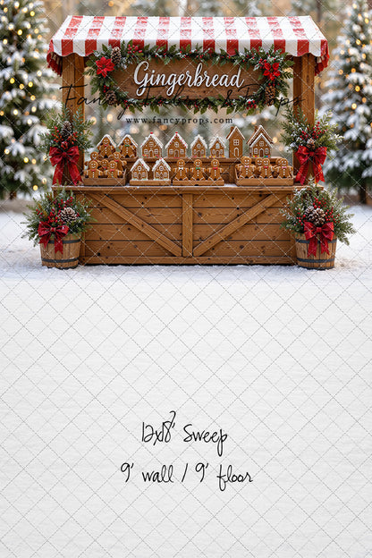 Sweet Spruce Gingerbread Stand - With Sweep Option
