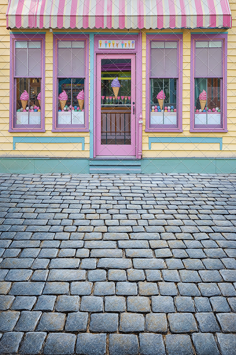 Sweet Summer Ice Cream Shop - With Sweep Option