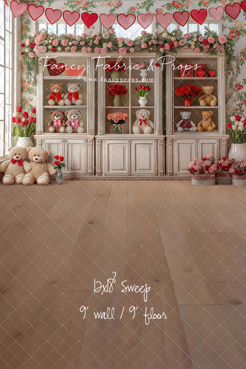 Teddy's Sweetheart Corner - With Sweep Option