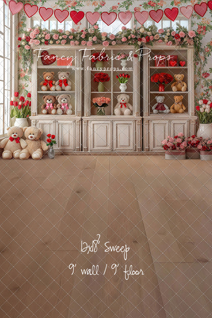 Teddy's Sweetheart Corner - With Sweep Option