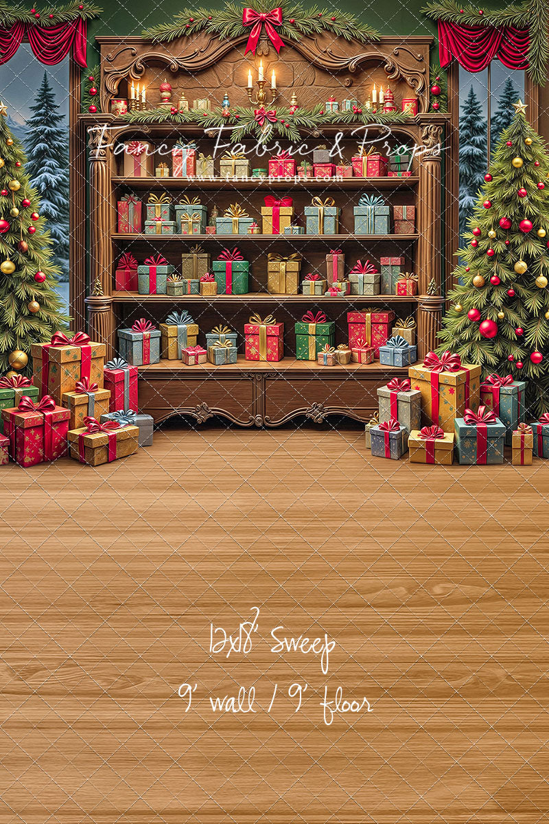 The Christmas Curio Cabinet - with Sweep Option