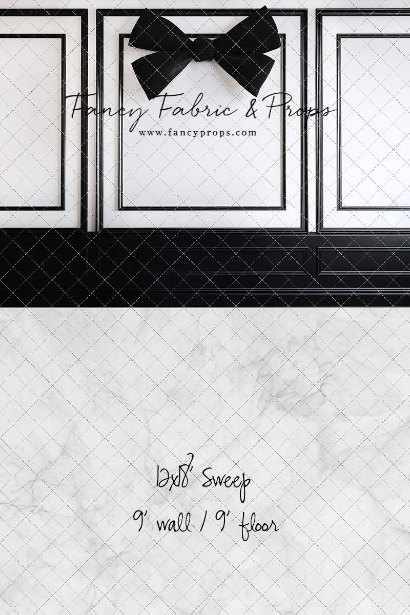 Uptown Chic - White Marble Floor - With Sweep Option