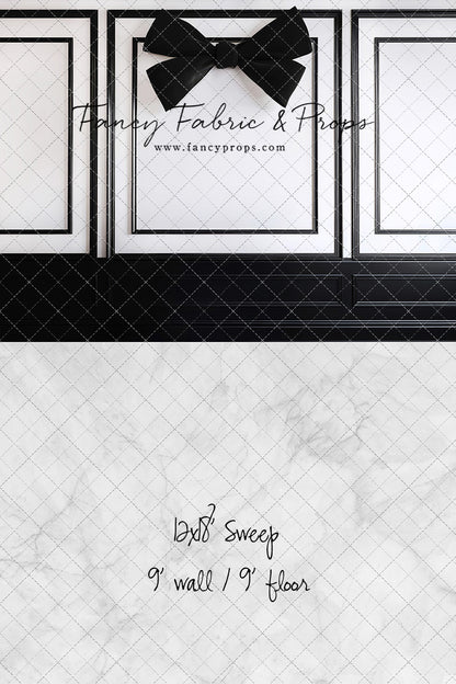 Uptown Chic - White Marble Floor - With Sweep Option