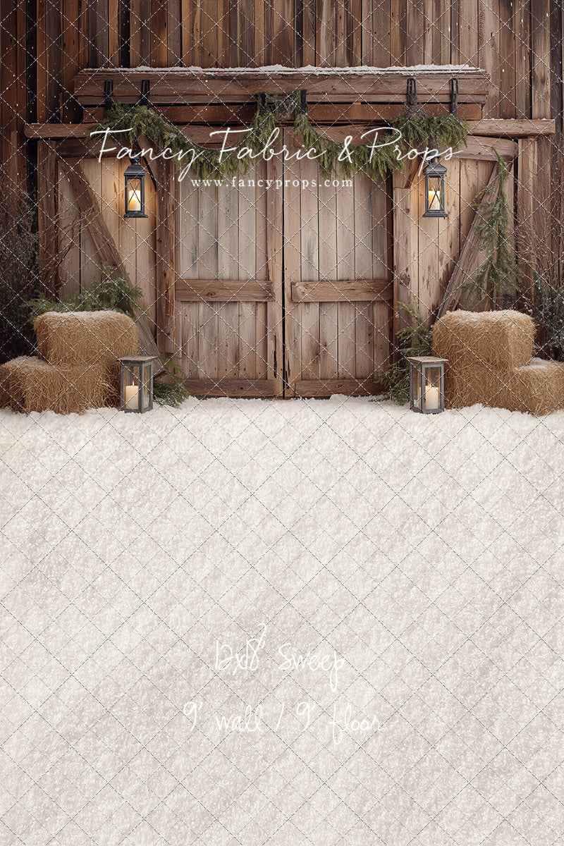 Winter Barn Entry - with Sweep Option