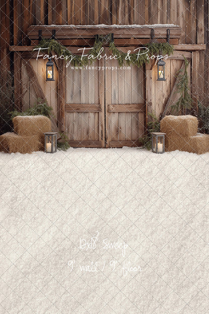 Winter Barn Entry - with Sweep Option
