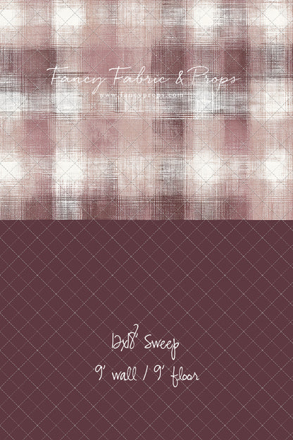 Woven Mauve - With Sweep Option