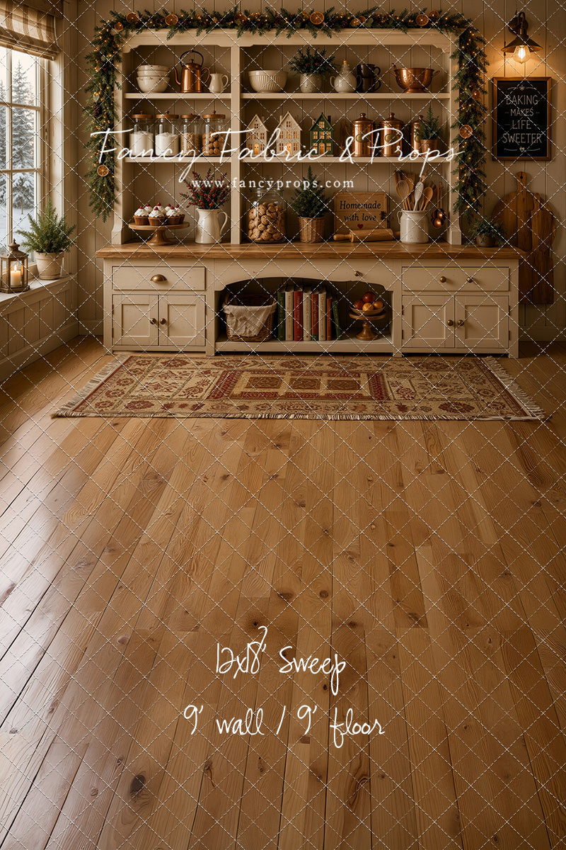 Yuletide Baking Shelf - With Sweep Option