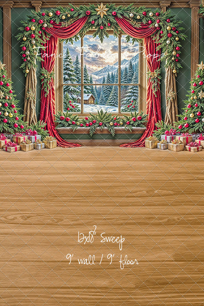 Yuletide Bloom View - with Sweep Option