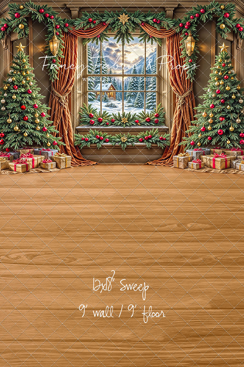Frosted Pines & Presents - with Sweep Option
