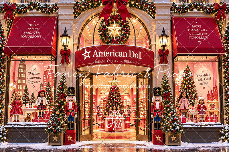 American Doll Holiday - With Sweep Option