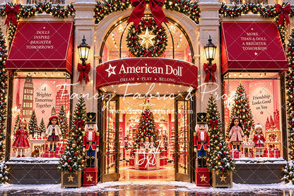 American Doll Holiday - With Sweep Option