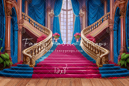 Ballroom Royal Staircase - Blue - 4 piece Room
