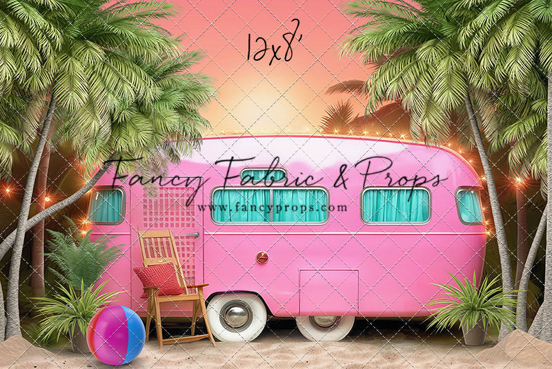 Barbie's Glamper Getaway - Sand Floor - With Sweep Option